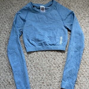 Gymshark • xs Light Blue Crop Top